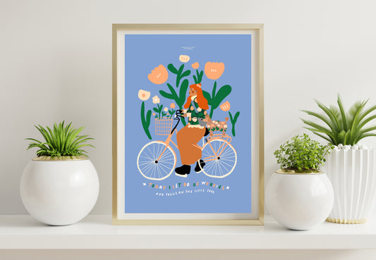 Let go of my worries - A4 PRINT