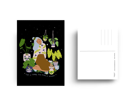 Let it take the time it needs - Postcard A6