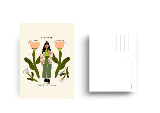 It's okay - Postcard A6