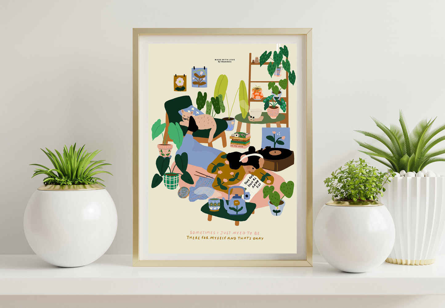 Be there for myself - A4 PRINT