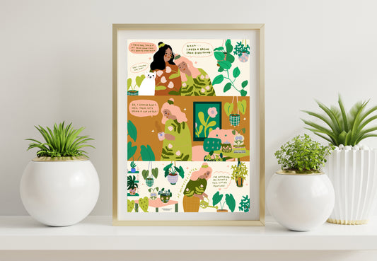 Plant lover club - A4 PRINT