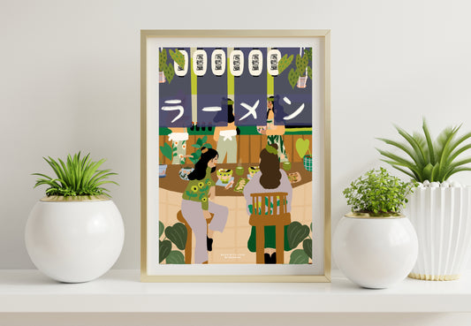 A cup of ramen - A4 PRINT