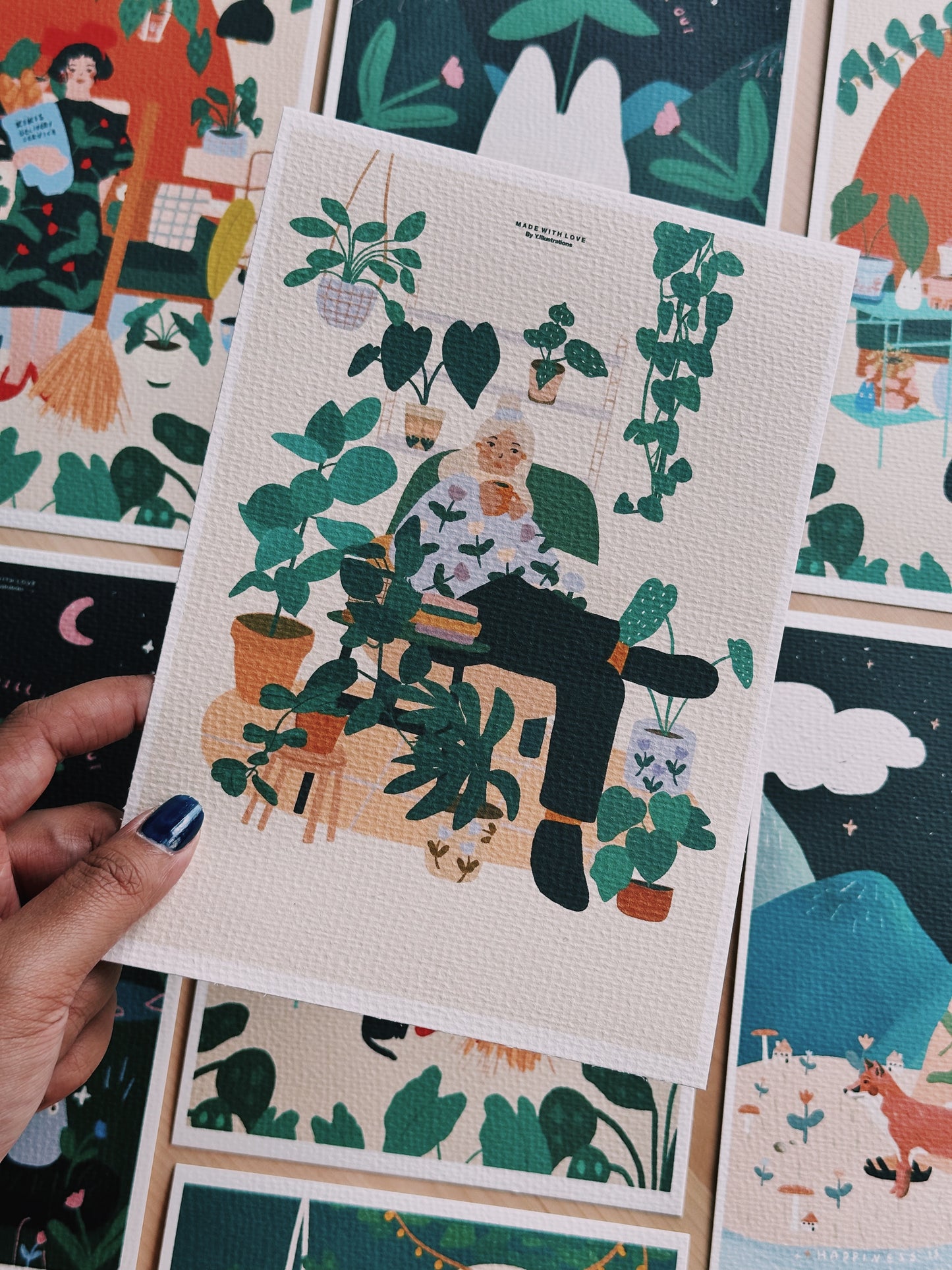 A5 / A6 Limited Edition Prints (printed on Watercolor Paper / with white Border)