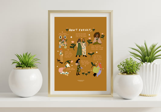 A little daily reminder - A4 PRINT