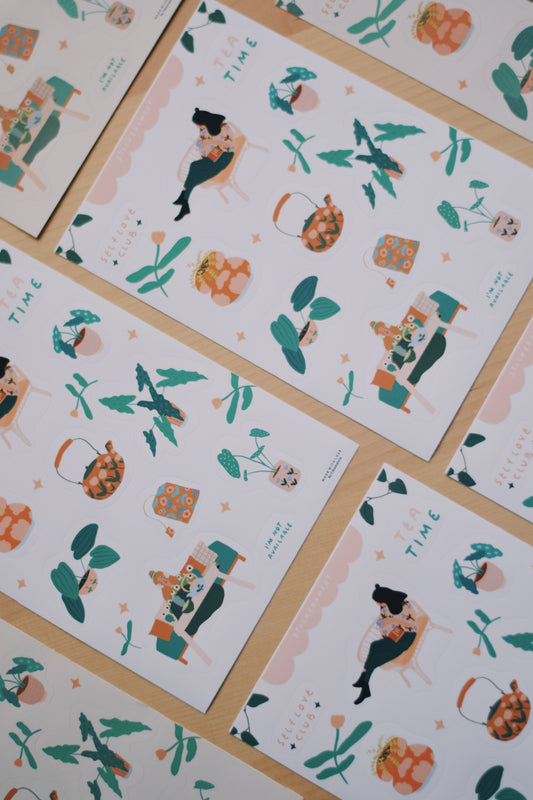 Sticker Sheet (rest your mind)