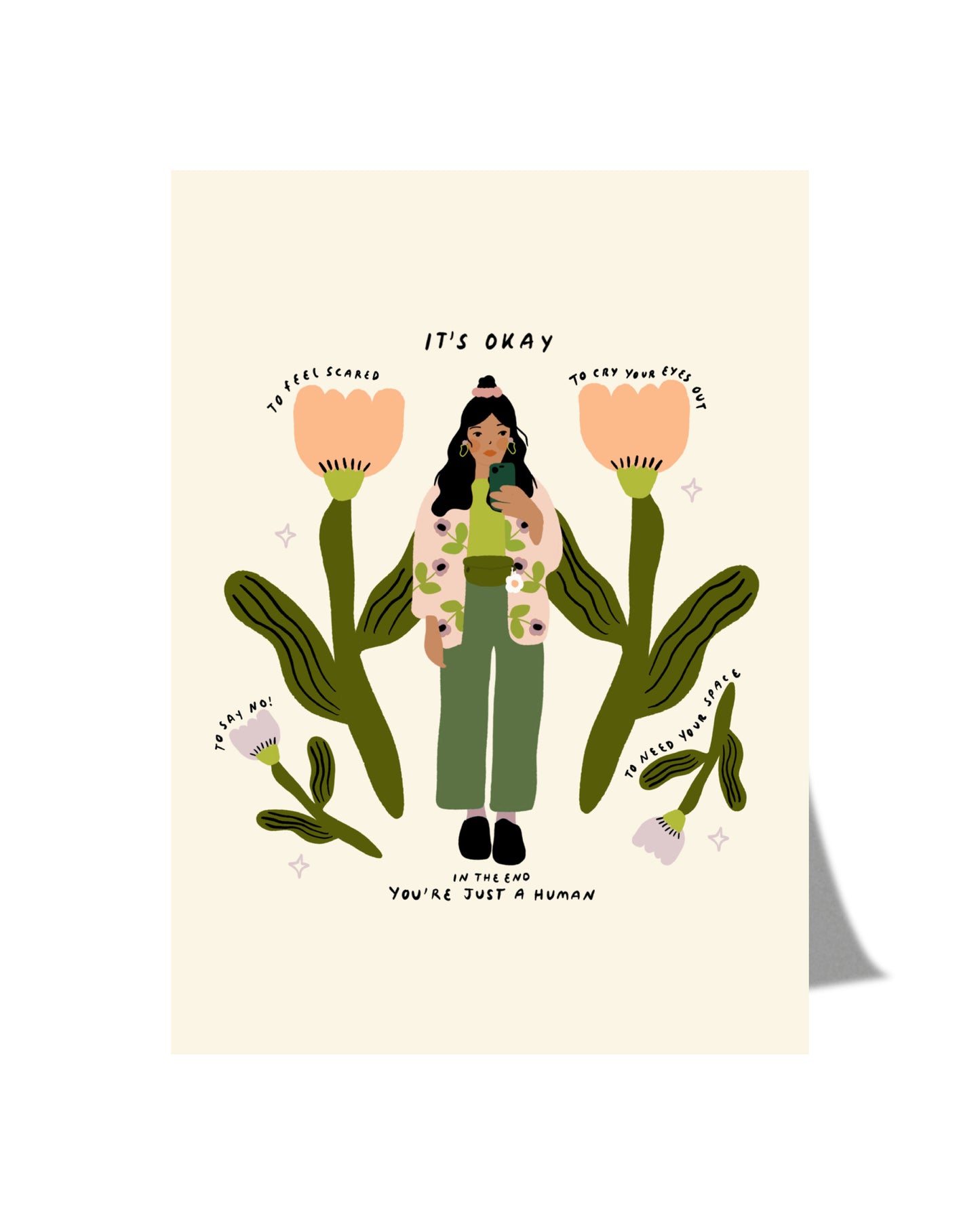 It's okay - Postcard A6