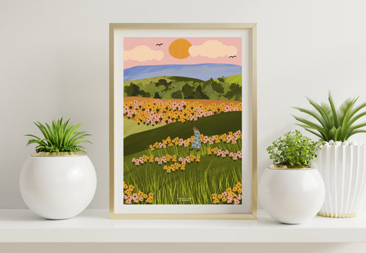 Her little escape - A4 PRINT