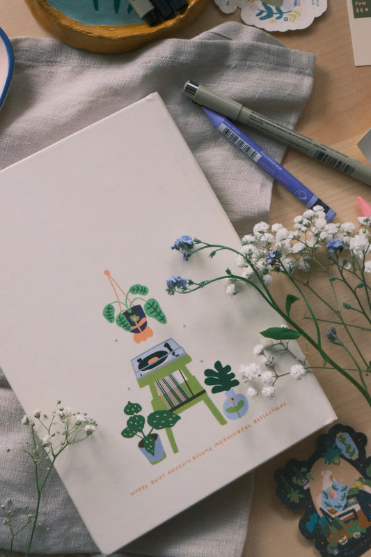 Journal - A cup of thoughts / A5 Hardcover matt foil / 152 Pages (120g Nature Paper)