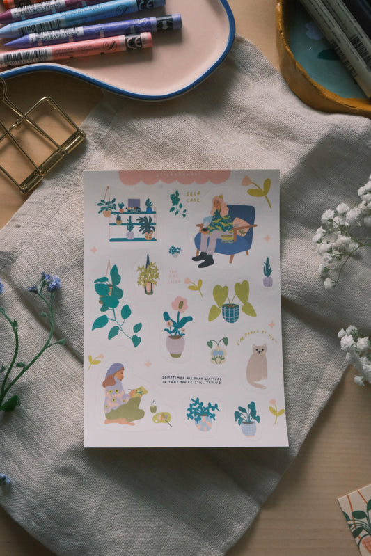Sticker Sheet (Believe in yourself) - Journal Edition