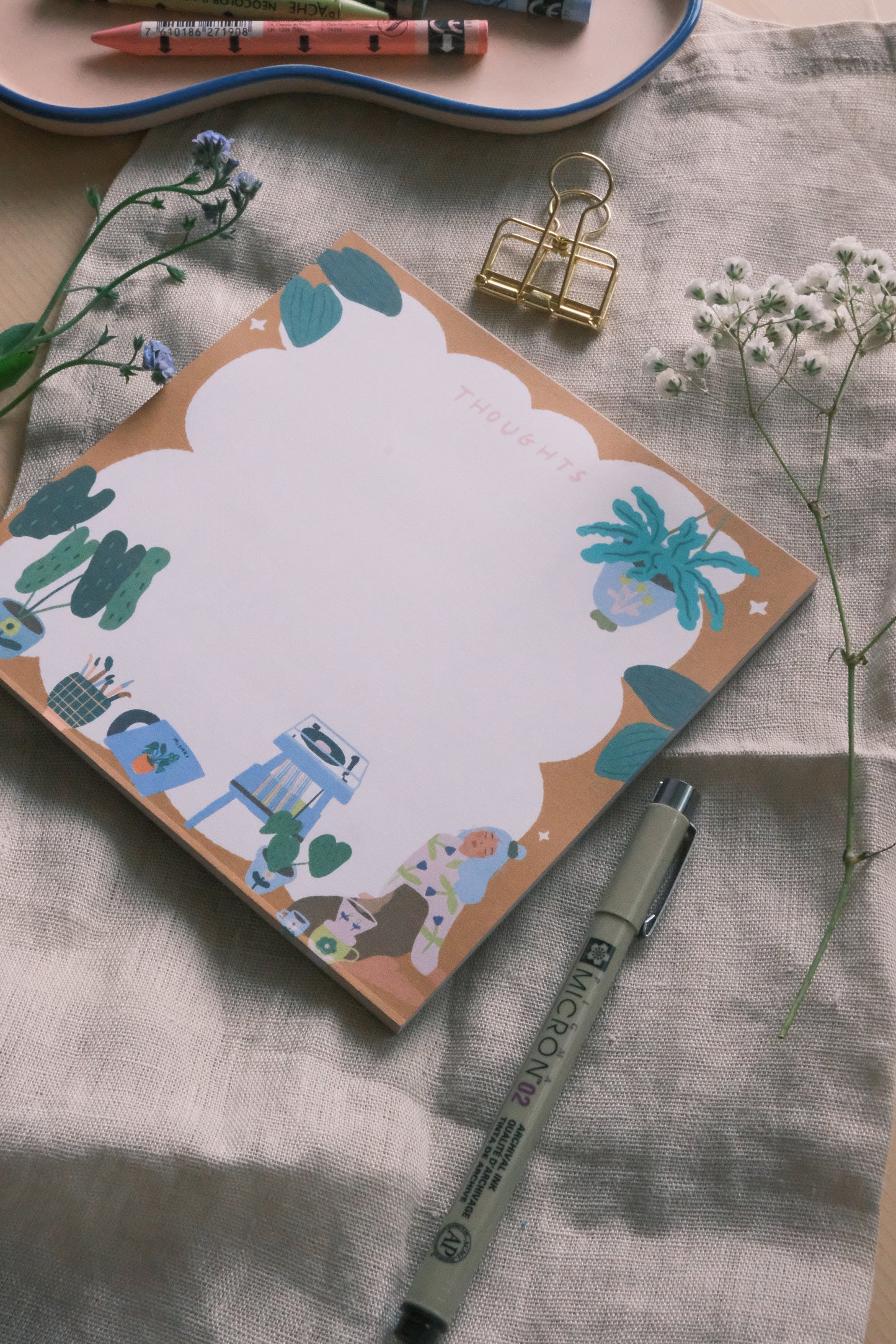 Square Notepads (different size and colors) Journal Edition