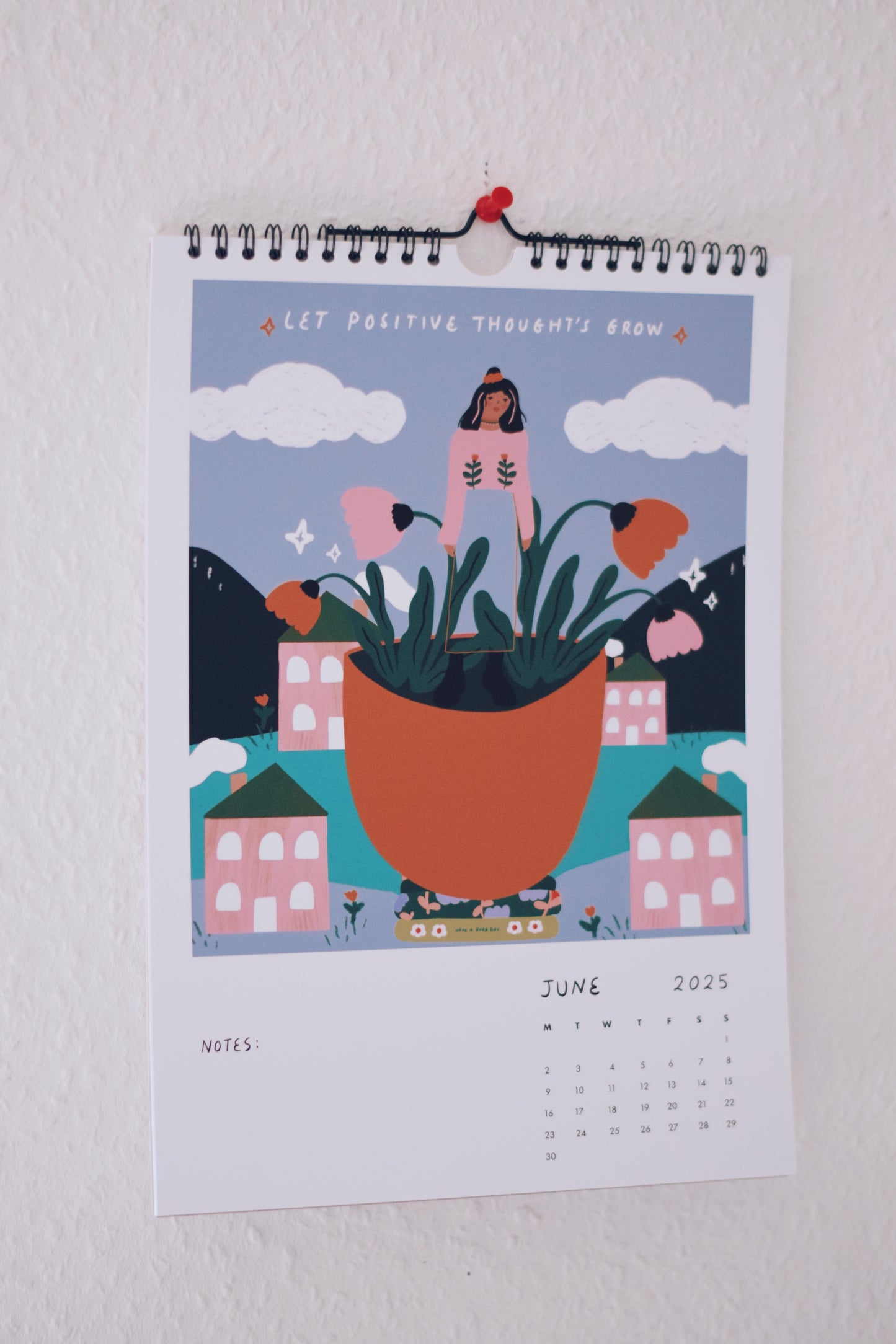 A4 Calender 2025 (with 12 different Illustrations included)