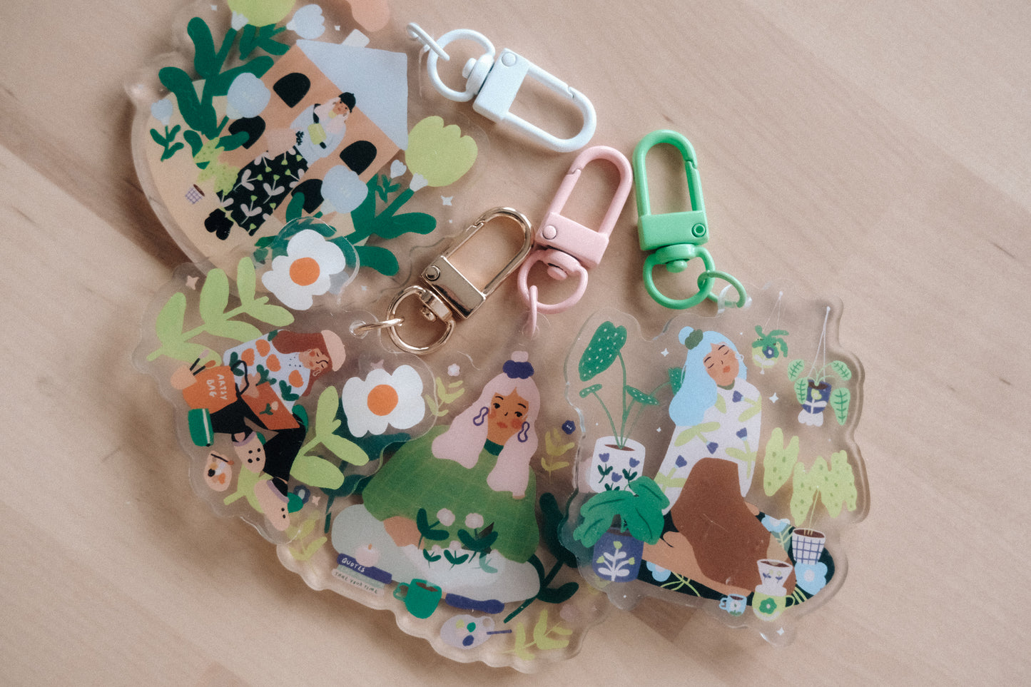 Different Cute Acrylic Keychains
