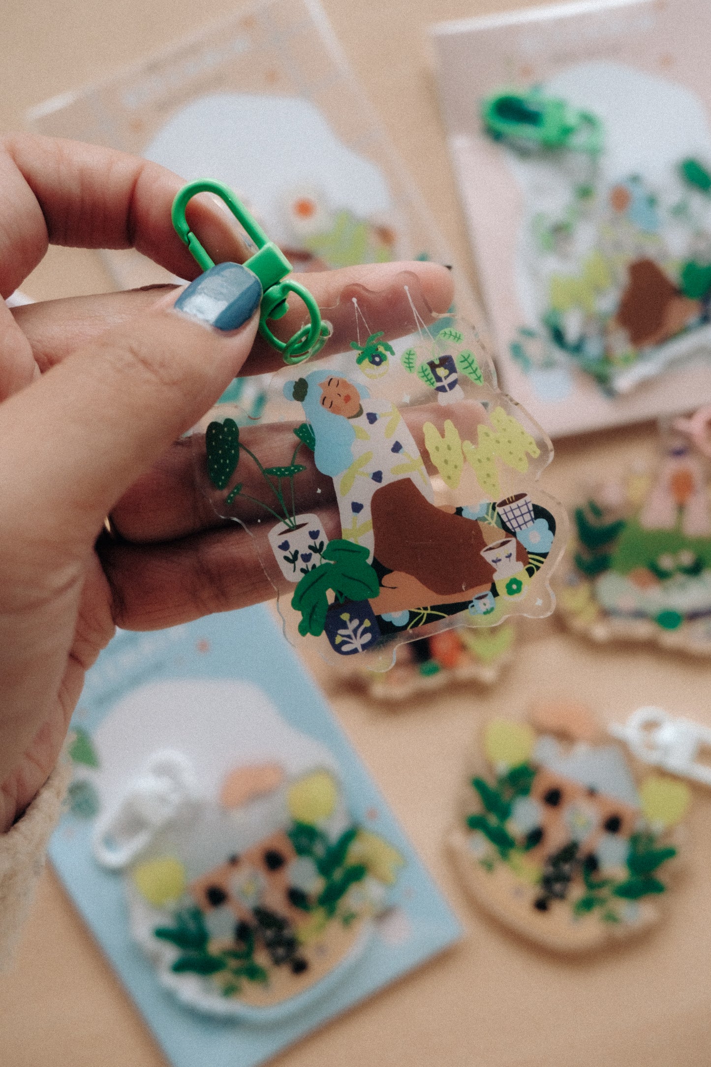 Different Cute Acrylic Keychains
