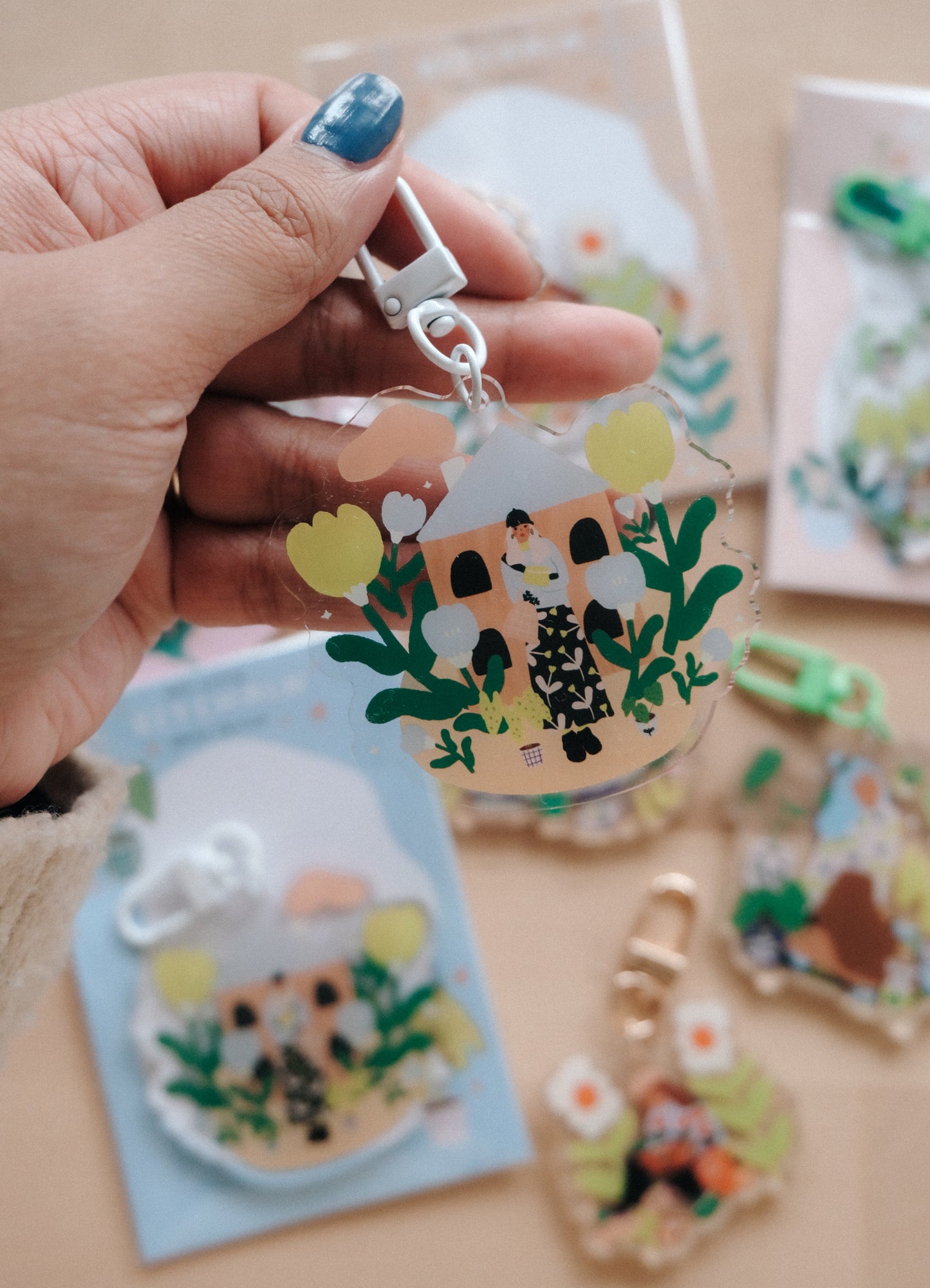 Different Cute Acrylic Keychains