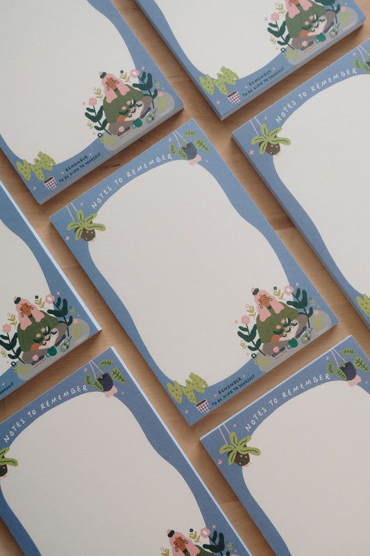 A6 Little Notepad / Notes to remember (148 x 105 mm) 50 Sheets