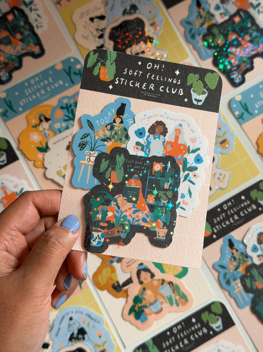 Different Stickerpacks (3 Stickers included) / Spring edition