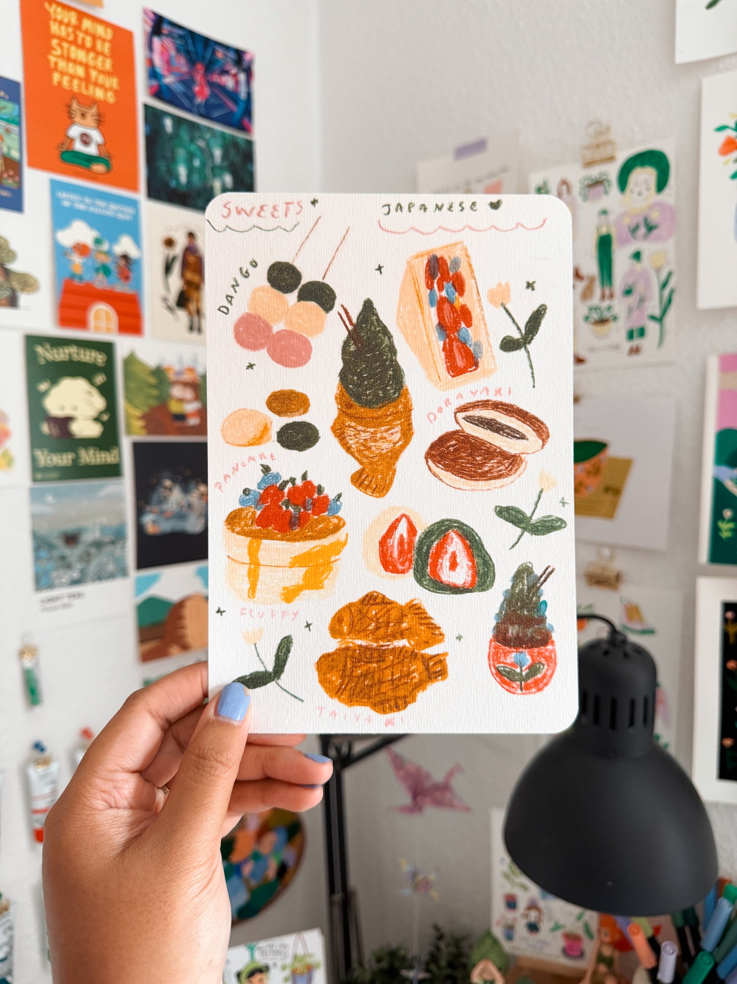 A5 Analog Drawings (printed on Watercolor Paper / with white Border)