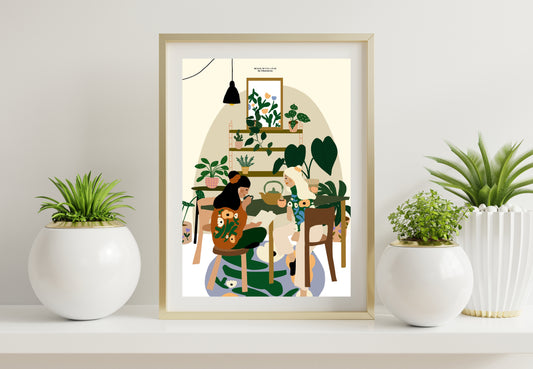 Cozy Tea Time - A4 PRINT