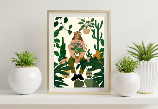 Between the Plants - A4 PRINT