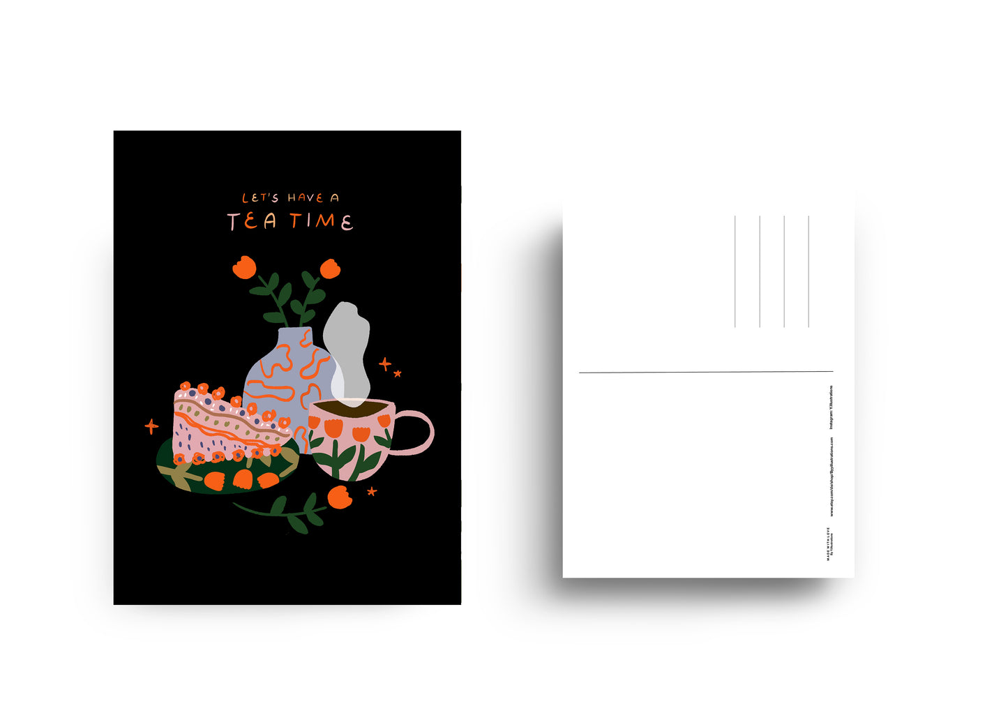 Tea Time - Postcard A6