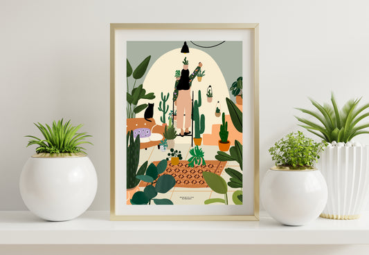 Plants Lover - A4 PRINT
