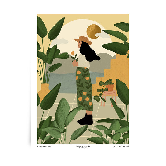 Chasing the Sun - A3 PRINT