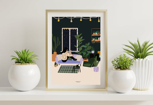 Calm Night - A4 PRINT