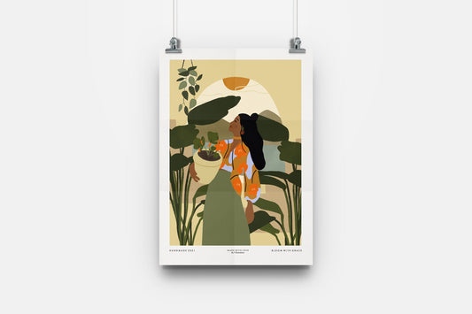 Bloom with Grace - A3 PRINT