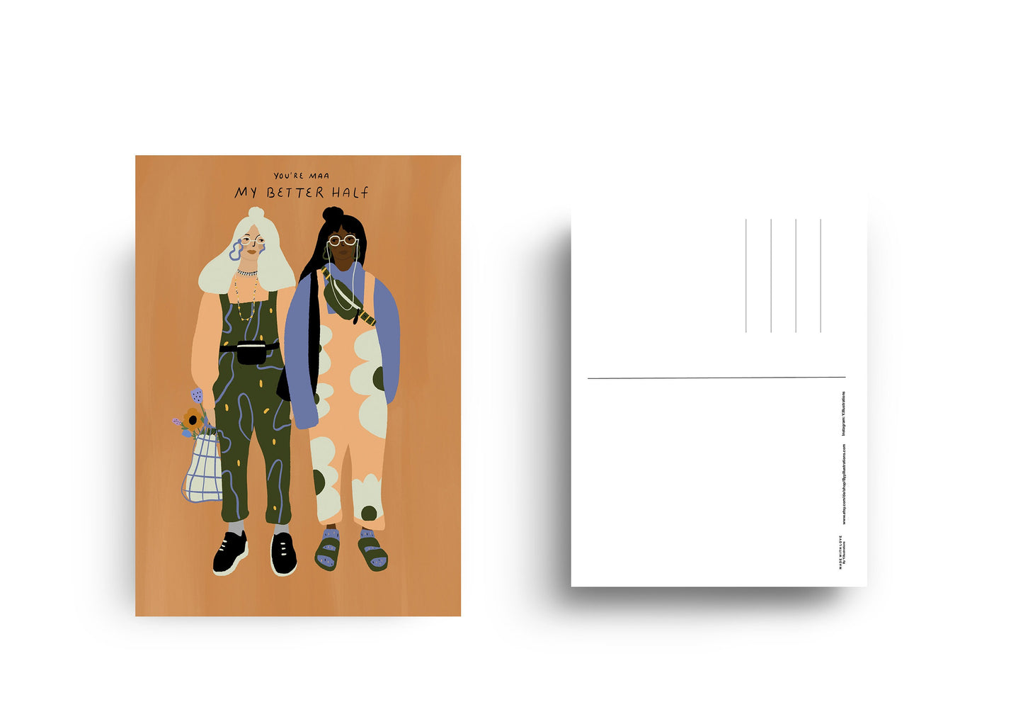 My Better Half - A6 Postcard
