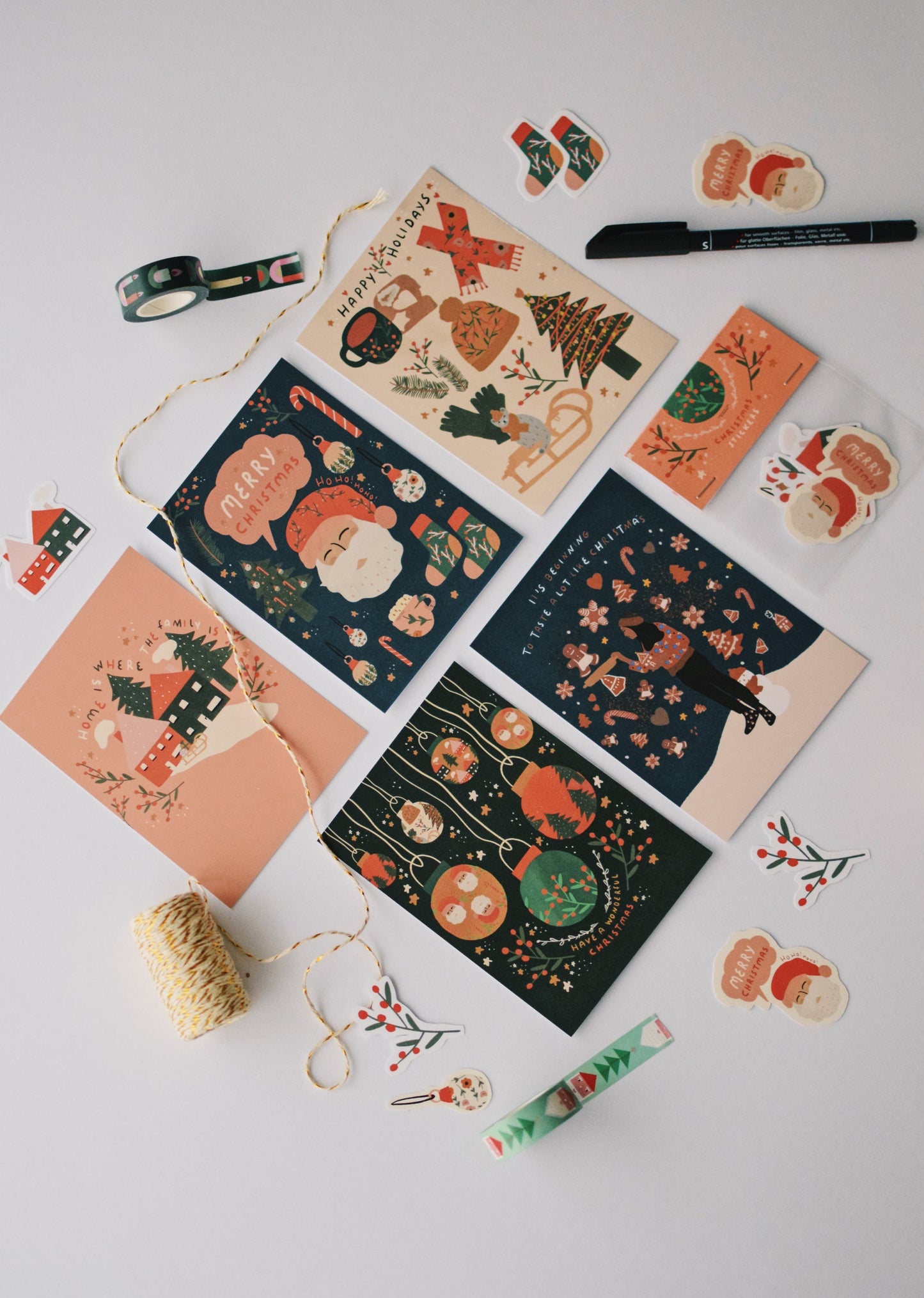 Happy Holidays - Postcard A6 (Christmas Edition)