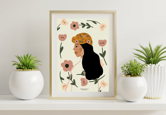 Whisper Flowers - A4 PRINT