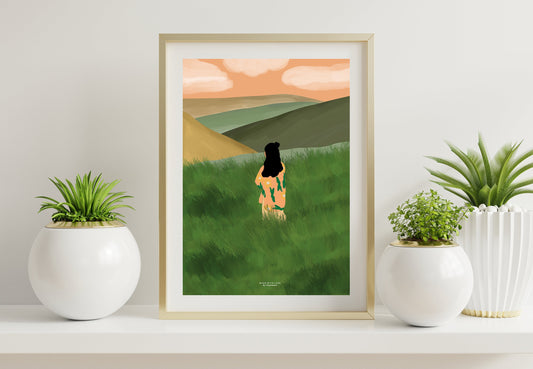 Calm thoughts - A4 PRINT