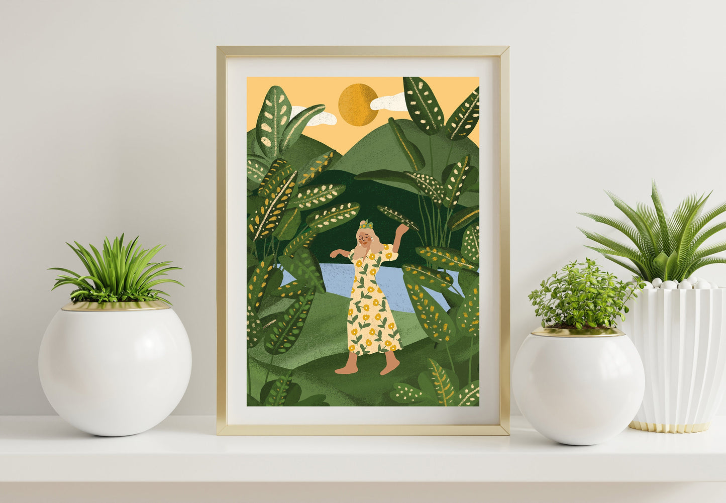 Soak up the Nature - A4 PRINT / A6 Postcard