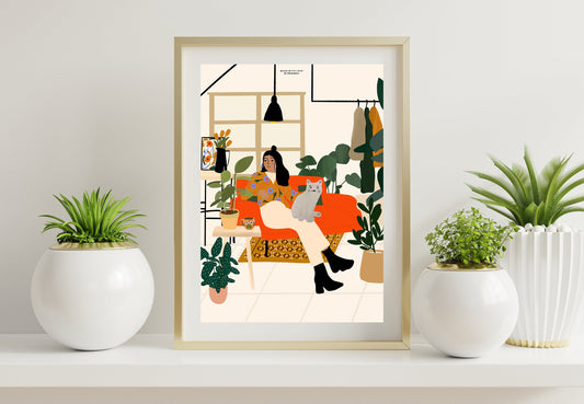 Cozy Sunday - A4 PRINT
