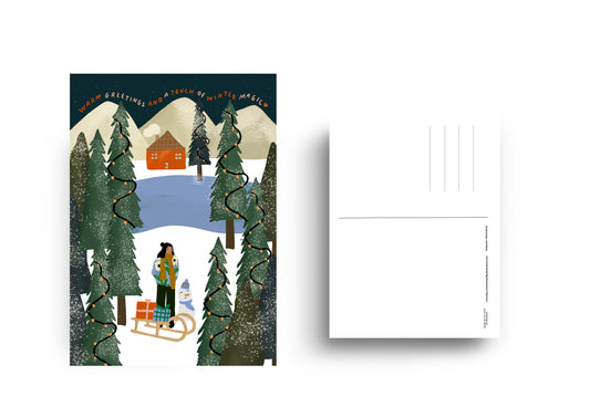 Winter Magic - Postcard A6 Postcard