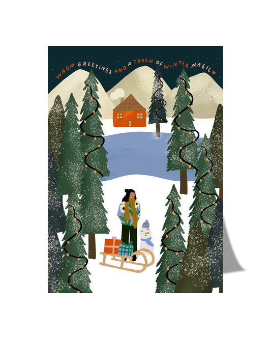 Winter Magic - Postcard A6 Postcard