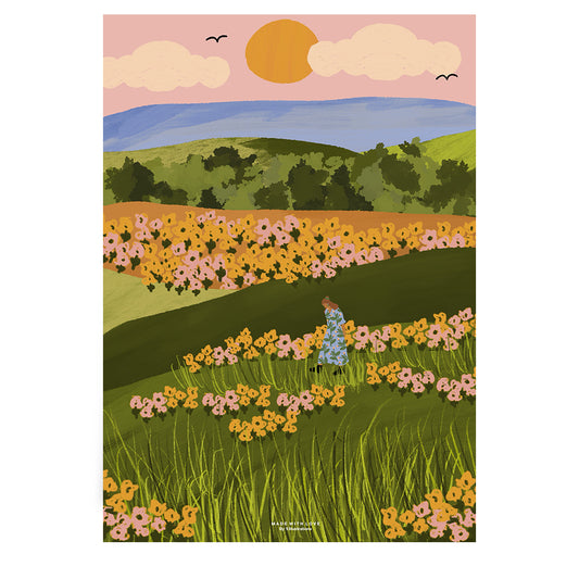 Her little escape - A4 PRINT