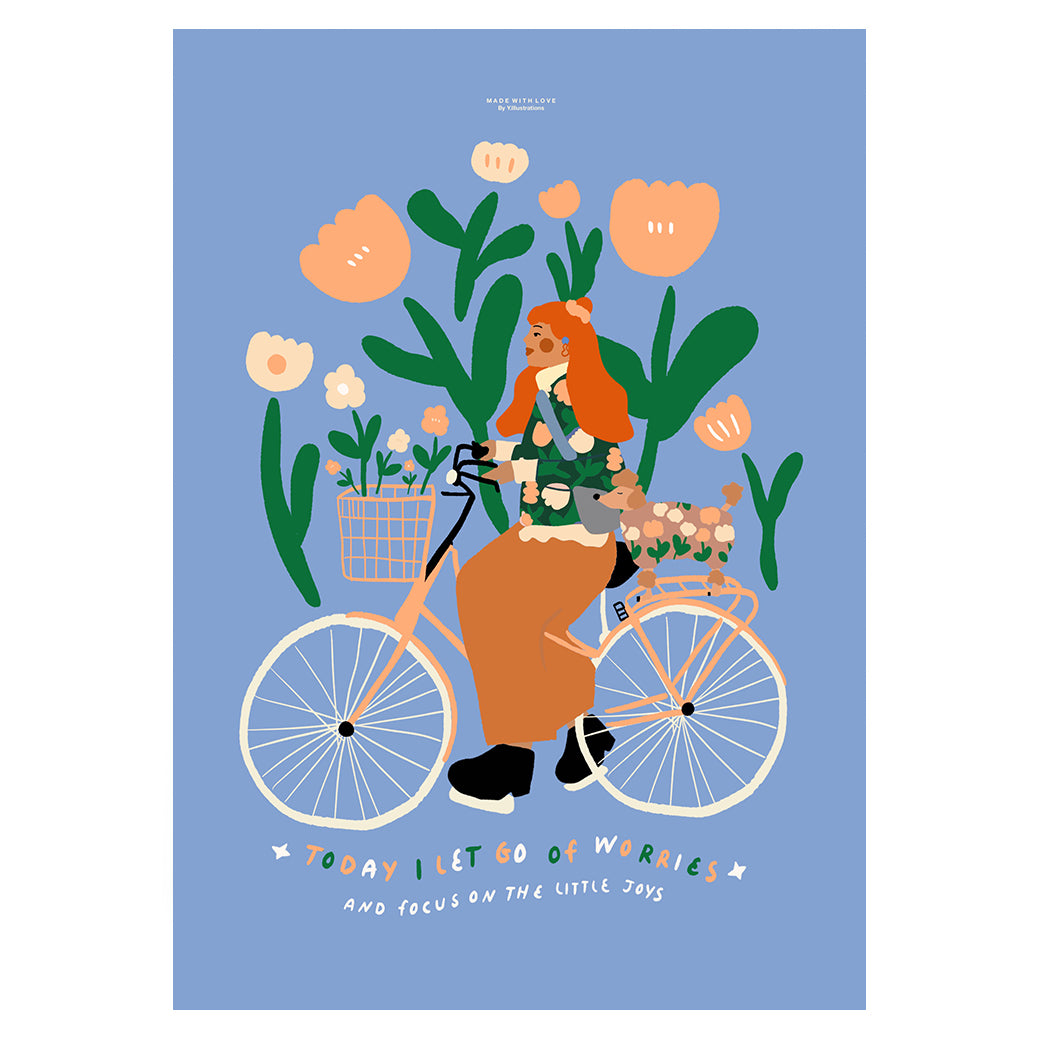 Let go of my worries - A4 PRINT