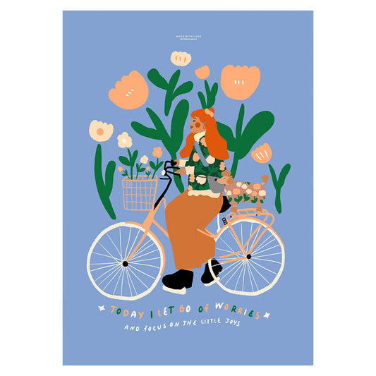 Let go of my worries - A4 PRINT