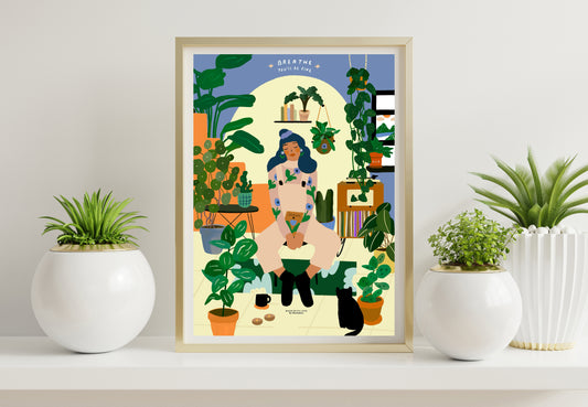 Breathe, you'll be fine - A4 PRINT