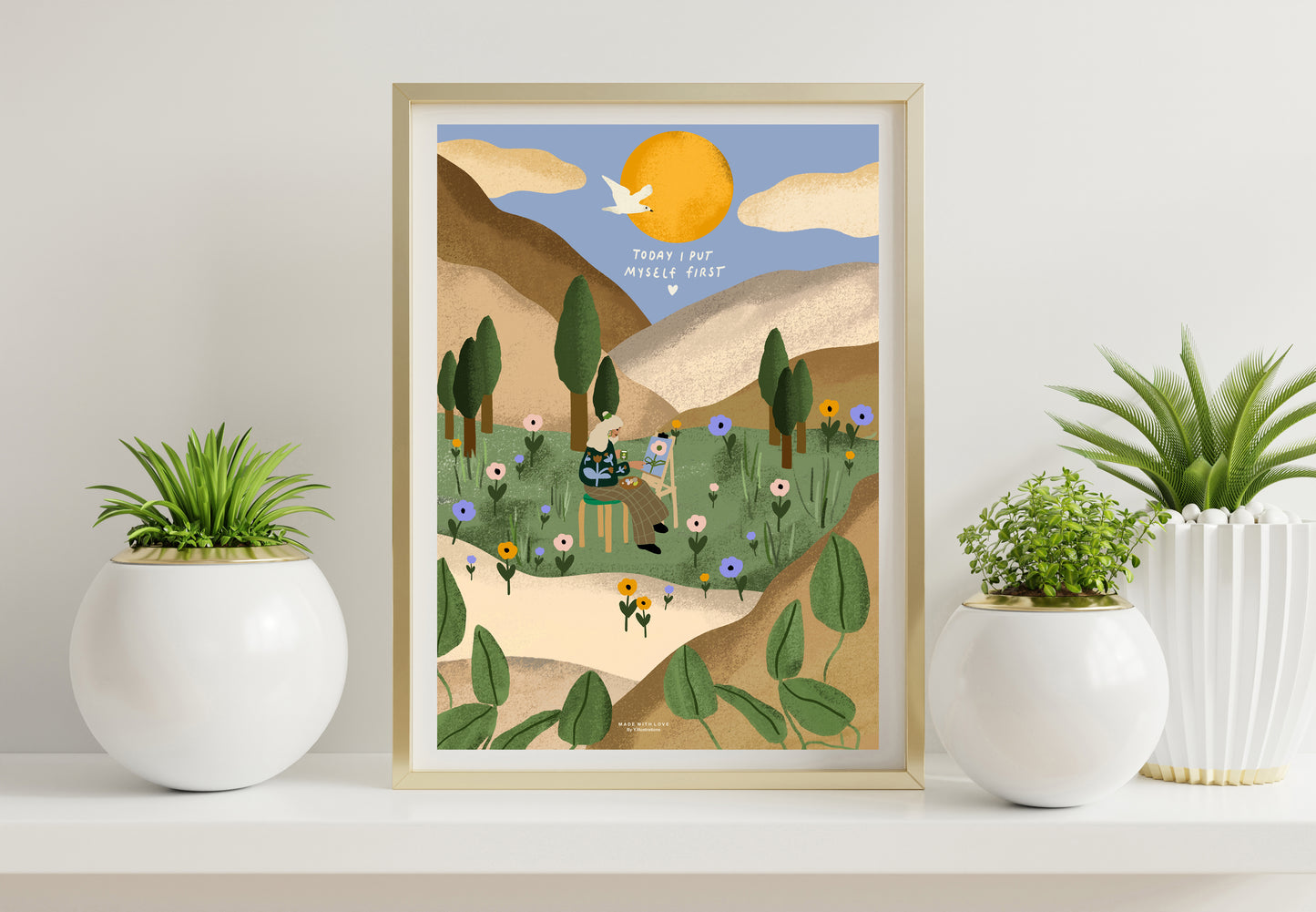 I put myself first - A4 PRINT