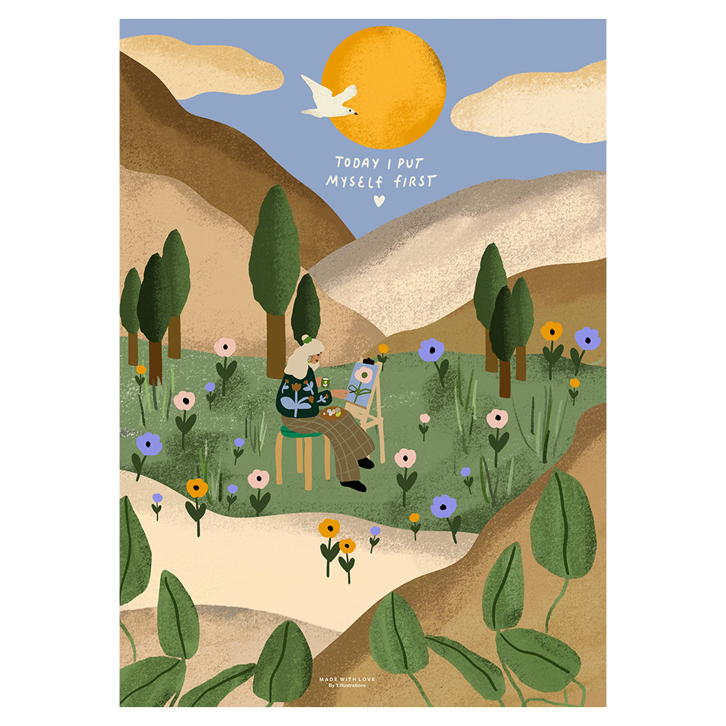 I put myself first - A4 PRINT