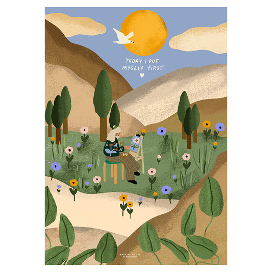 I put myself first - A4 PRINT