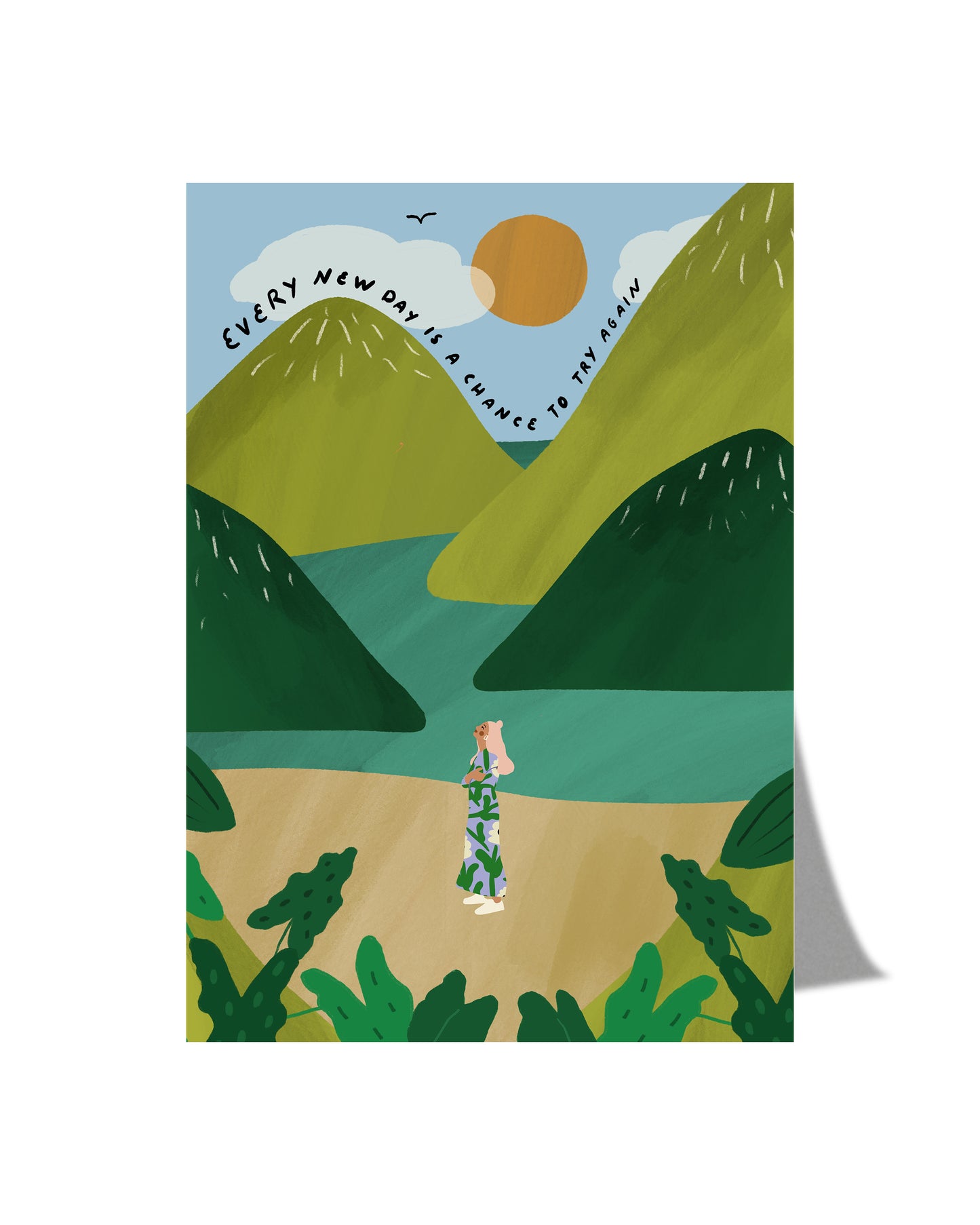 A new chance - Postcard A6