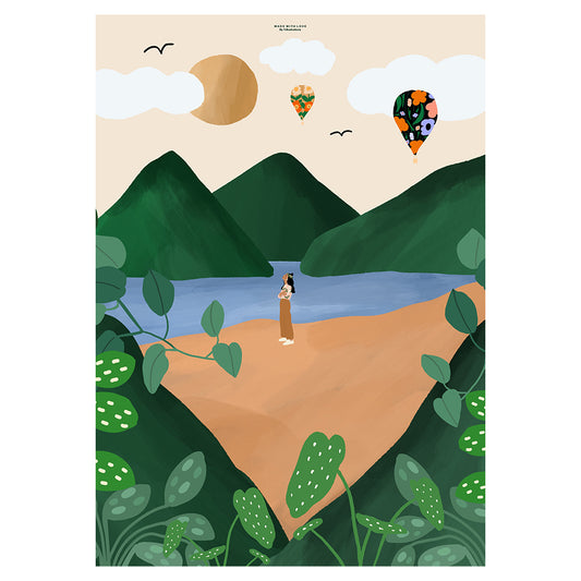 The Moment she rest - A4 PRINT