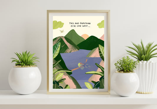Everything else can wait - A4 PRINT