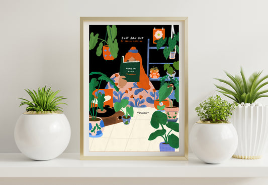 Just ran out of social battery - A4 PRINT