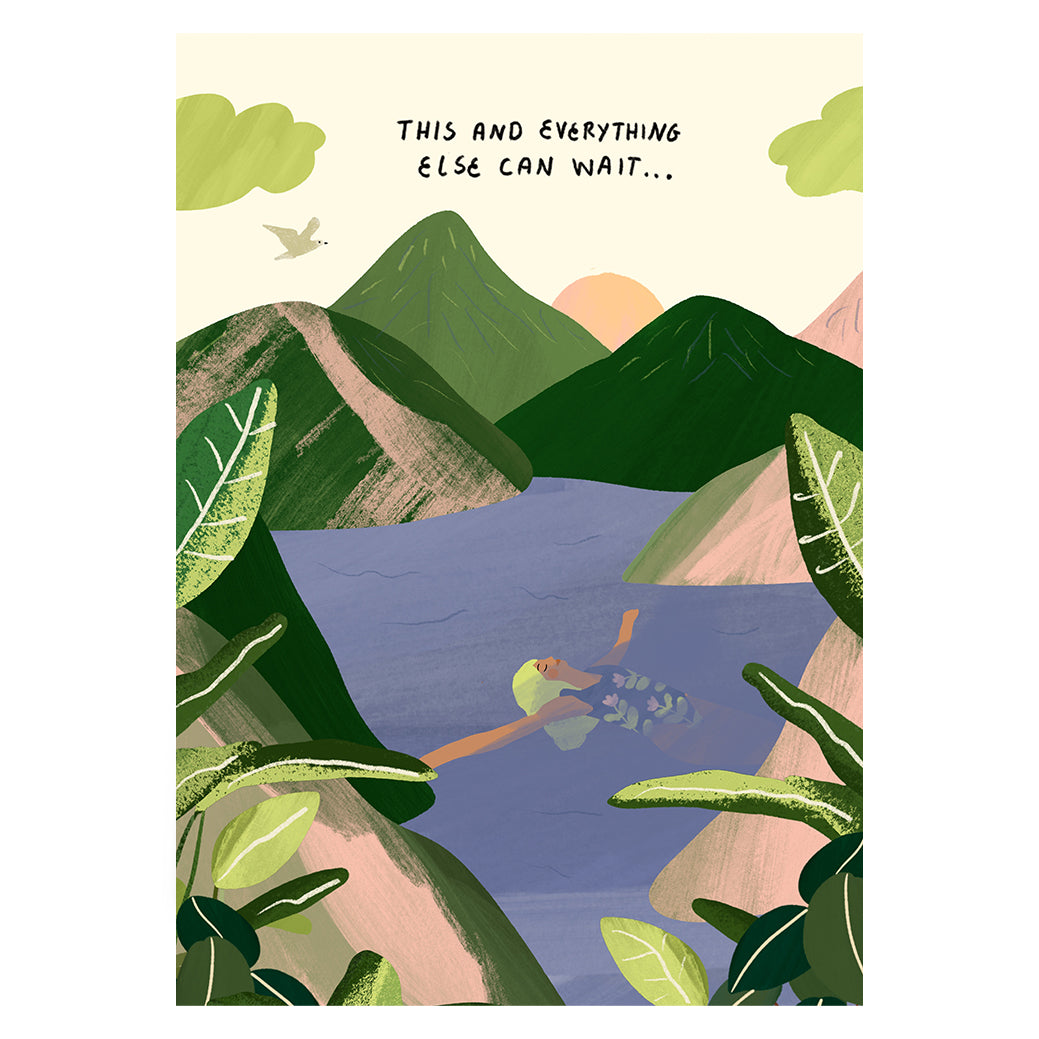 Everything else can wait - A4 PRINT