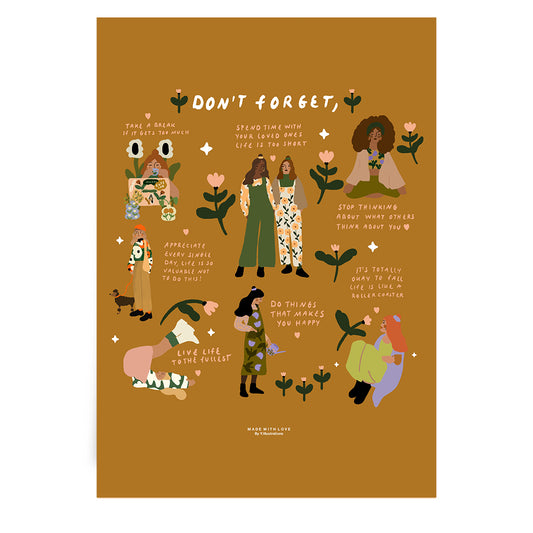 A little daily reminder - A4 PRINT