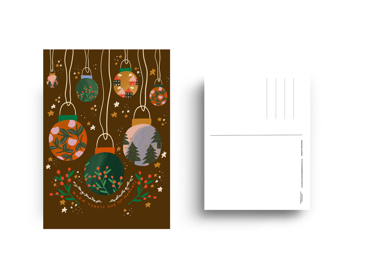 Warm hearts - Postcard A6 Postcard